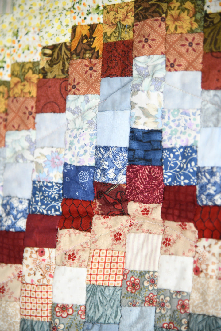 Hand Made Patchwork Quilt / Wall Hanging