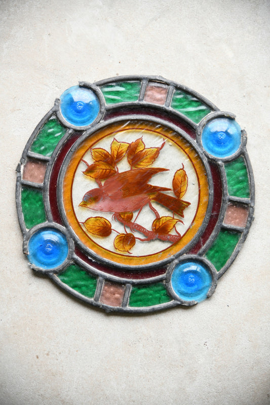 Victorian Stained Glass Roundel