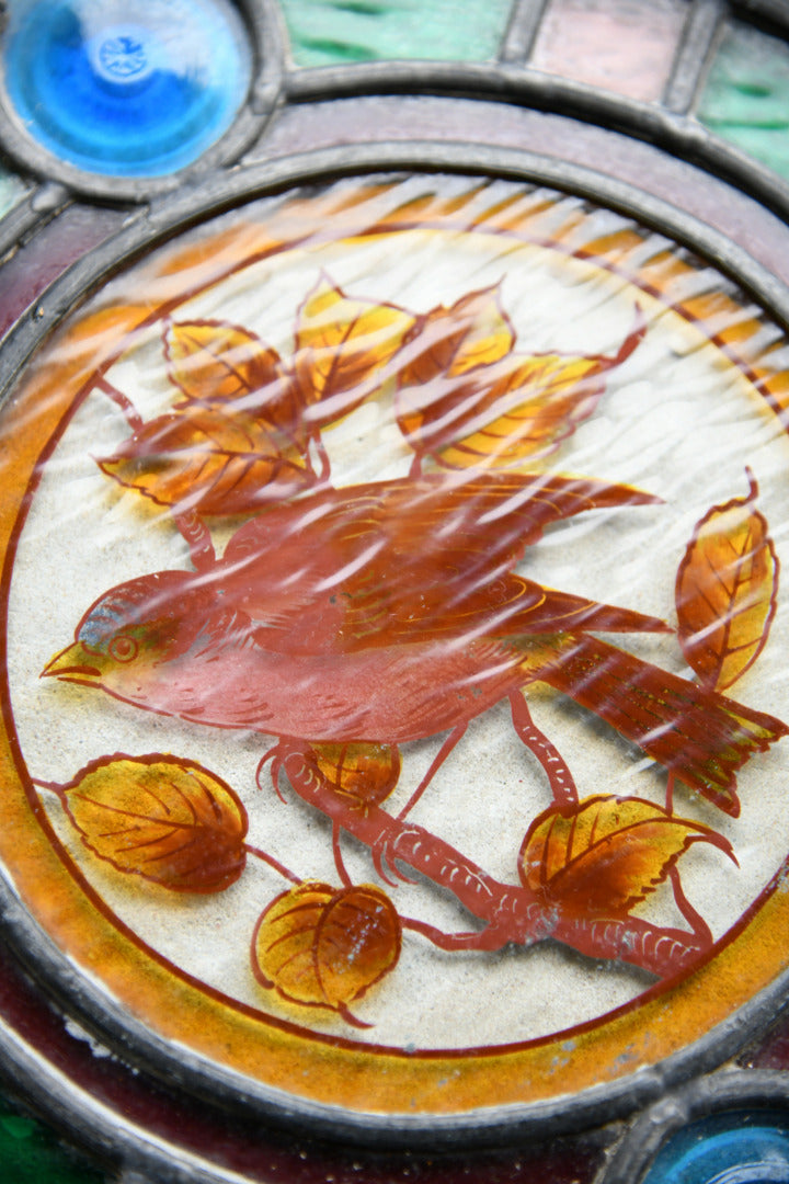 Victorian Stained Glass Roundel