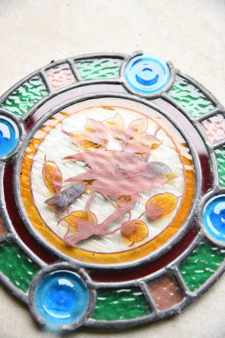 Victorian Stained Glass Roundel