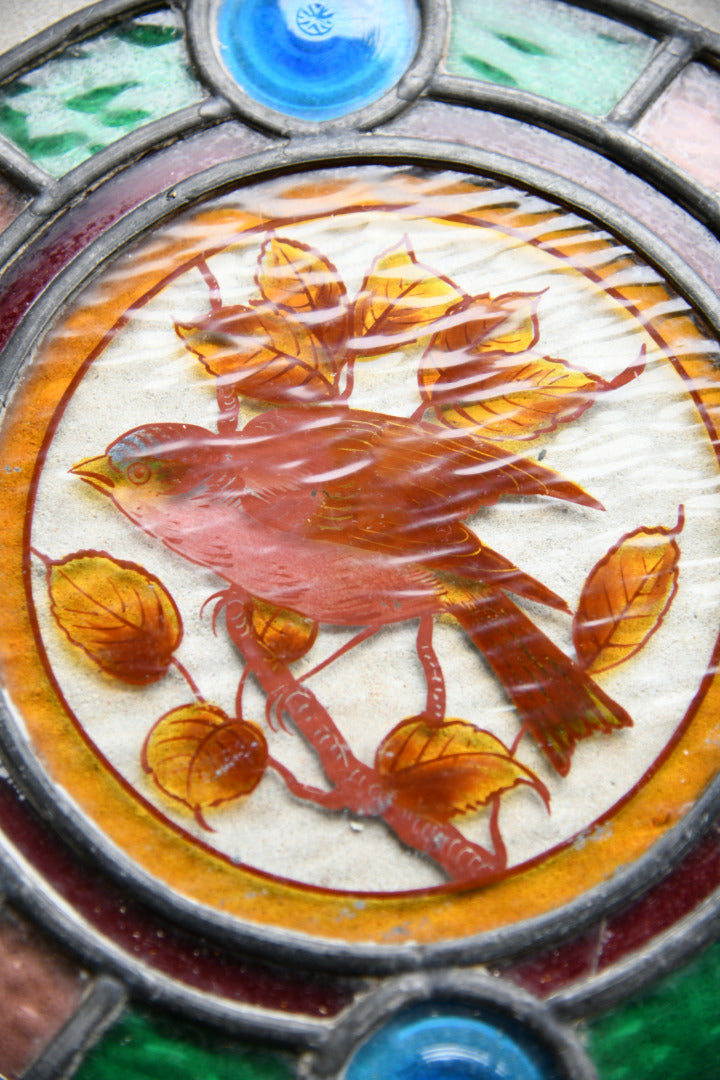 Victorian Stained Glass Roundel