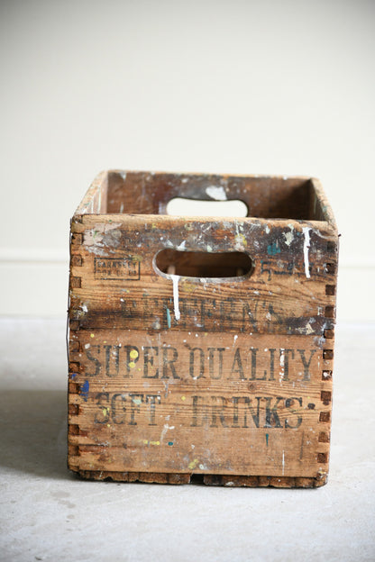 Vintage Wooden Soft Drinks Crate