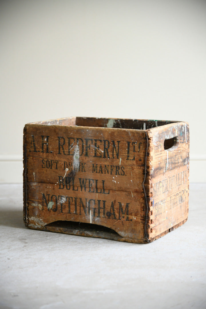 Vintage Wooden Soft Drinks Crate