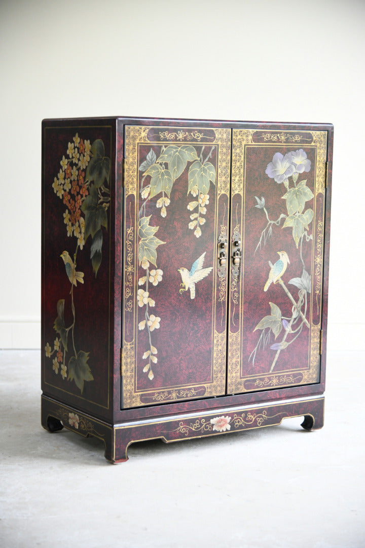Late 20th Century Oriental Lacquered Cabinet