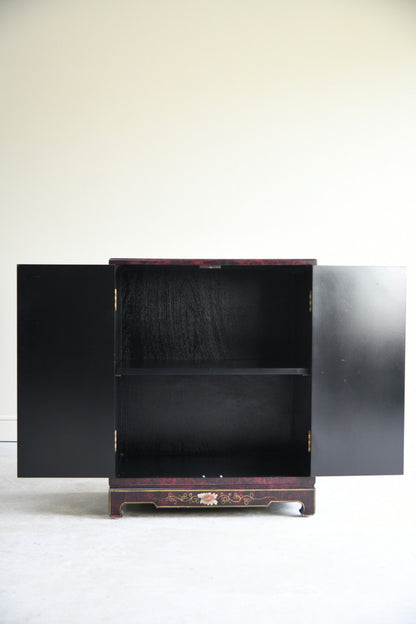 Late 20th Century Oriental Lacquered Cabinet
