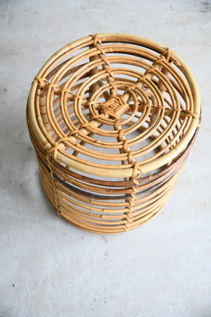 Vintage Bamboo Stool