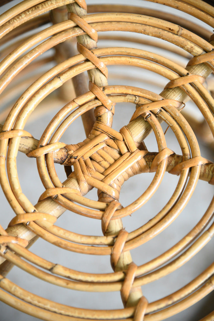 Vintage Bamboo Stool