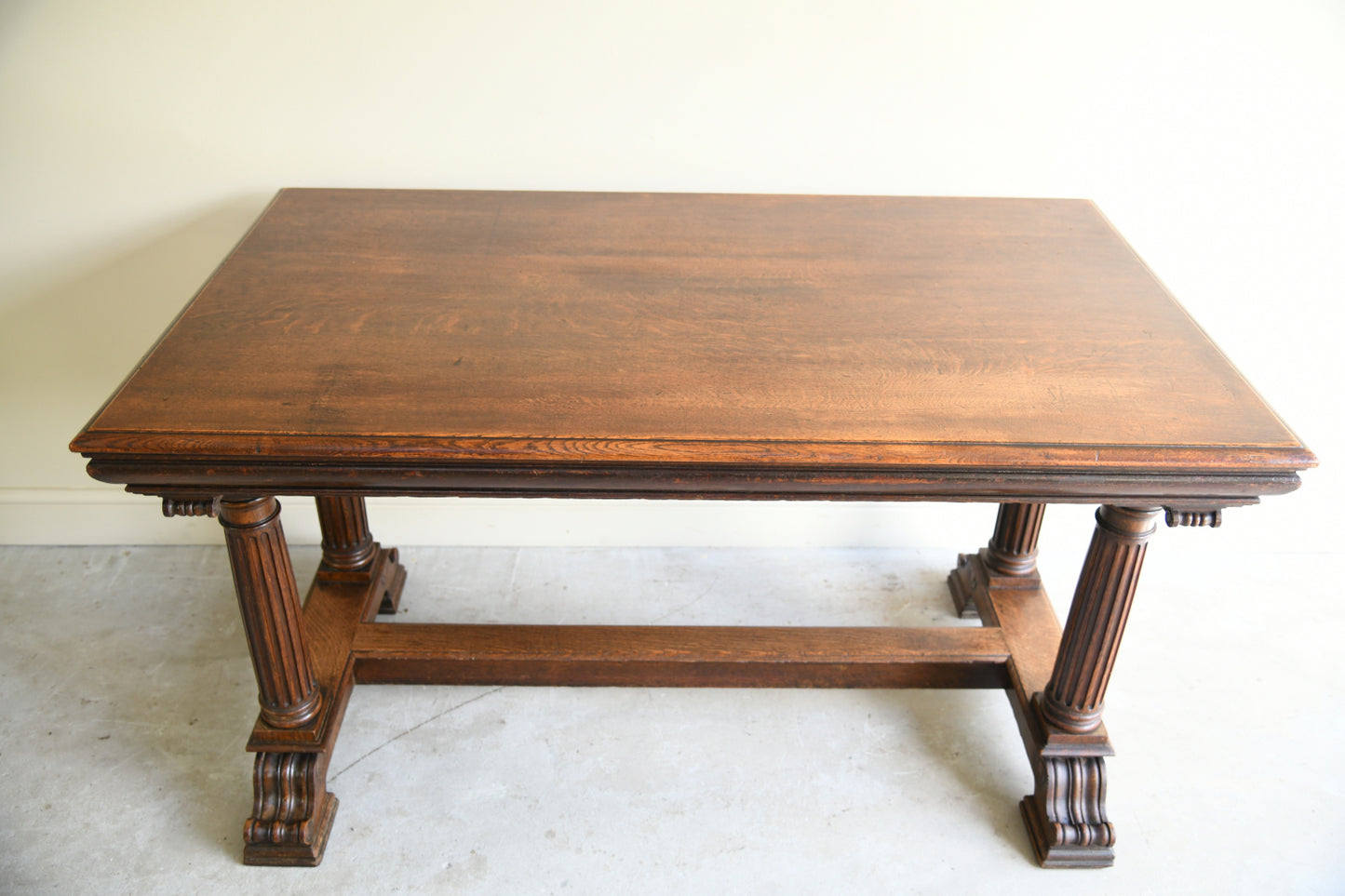 Victorian Oak Dining Table