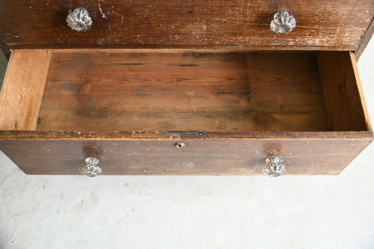 Antique Victorian Pine Chest of Drawers