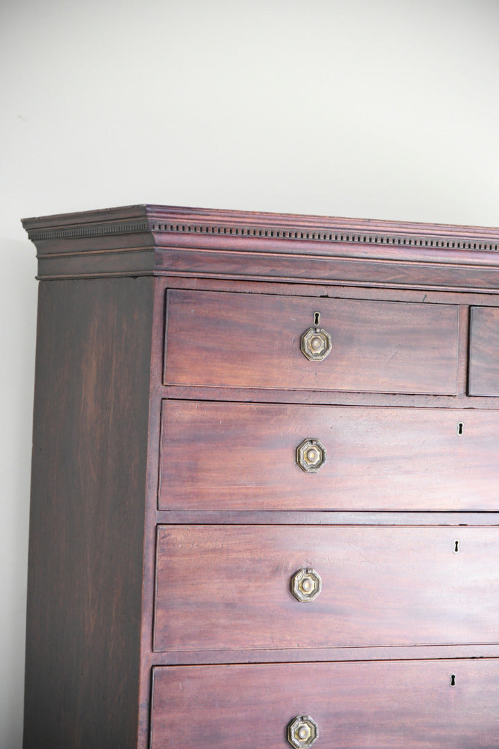 Georgian Mahogany Chest on Chest