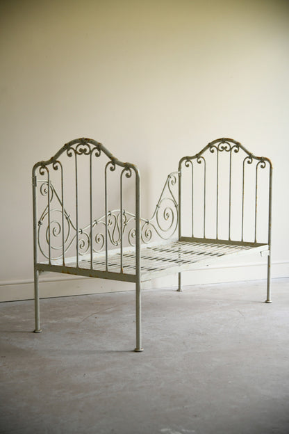 Antique French Wrought Iron Day Bed