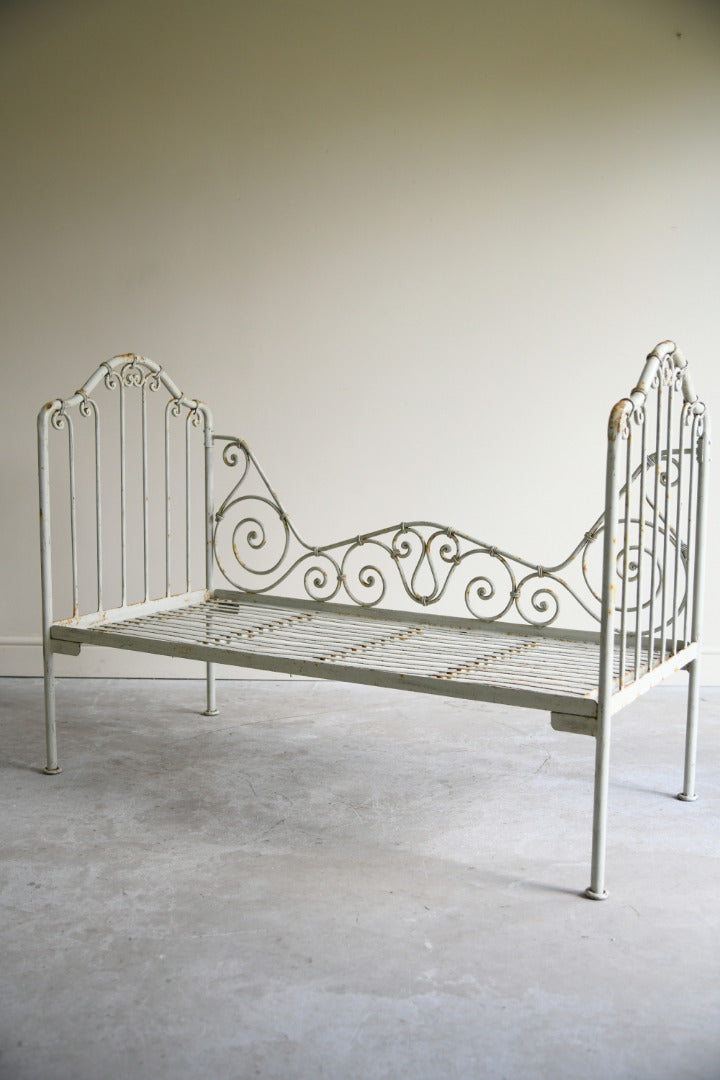 Antique French Wrought Iron Day Bed