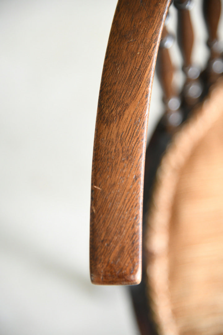 Edwardian Inlaid Mahogany Corner Chair
