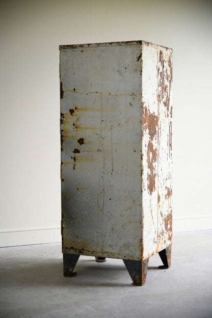 Original Mid 20th Century Industrial Double Locker