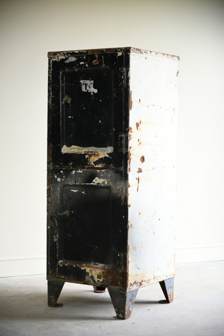 Original Mid 20th Century Industrial Double Locker