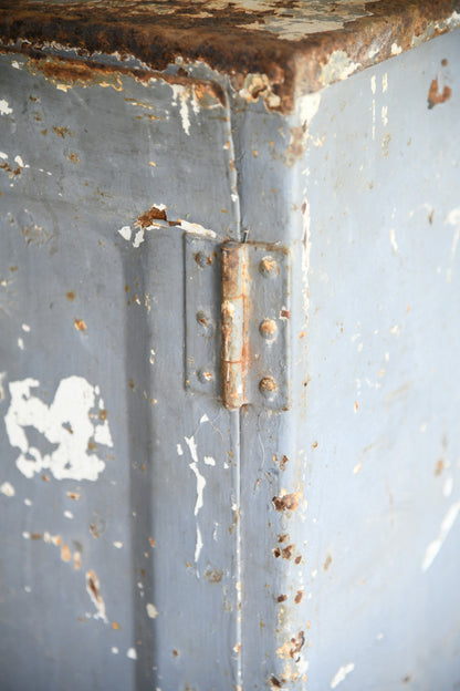 Vintage Industrial Steel Double Locker
