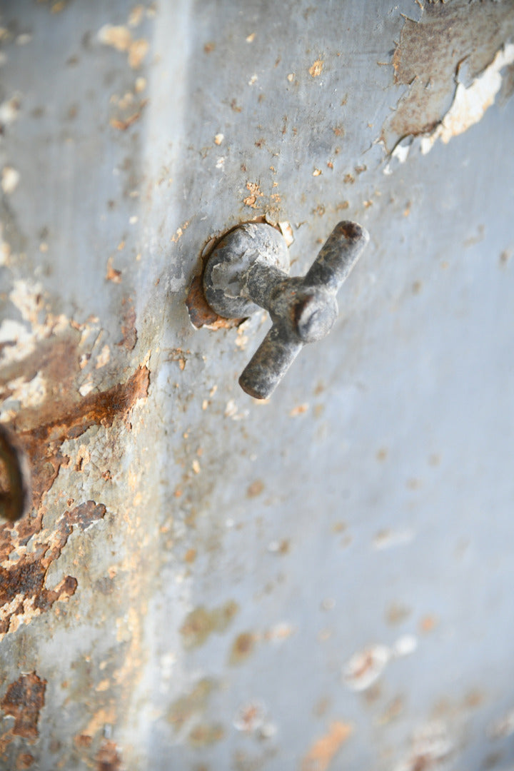 Vintage Industrial Steel Double Locker