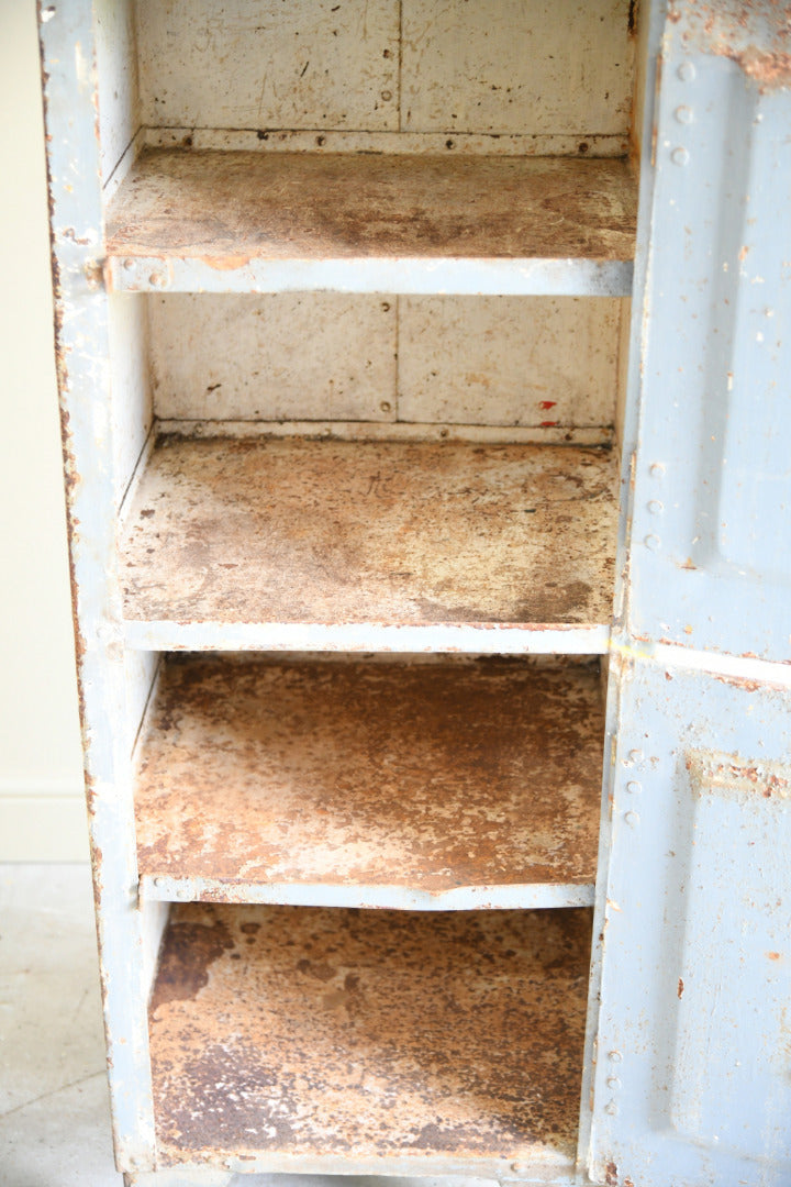 Vintage Industrial Steel Double Locker