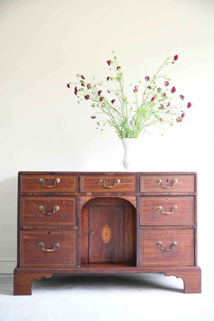 Georgian Style Mahogany Knee Hole Desk