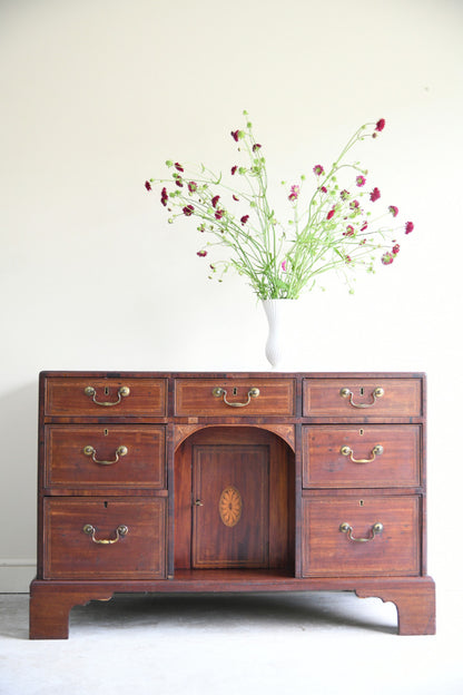 Georgian Style Mahogany Knee Hole Desk