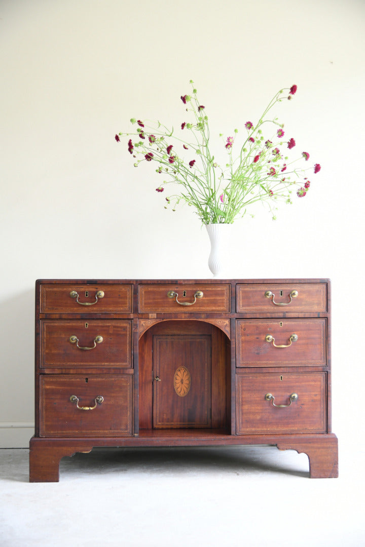 Georgian Style Mahogany Knee Hole Desk