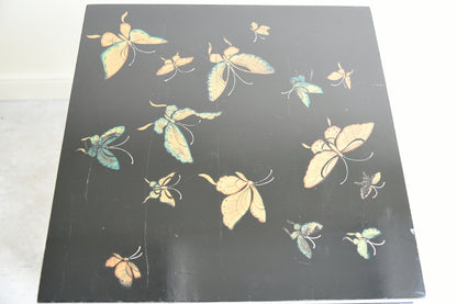 Chinese Black Lacquer Nest of Three Tables