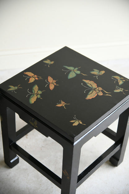 Chinese Black Lacquer Nest of Three Tables