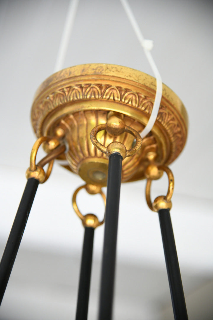 French Empire Style Four Light Chandelier