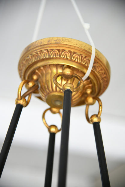 French Empire Style Four Light Chandelier