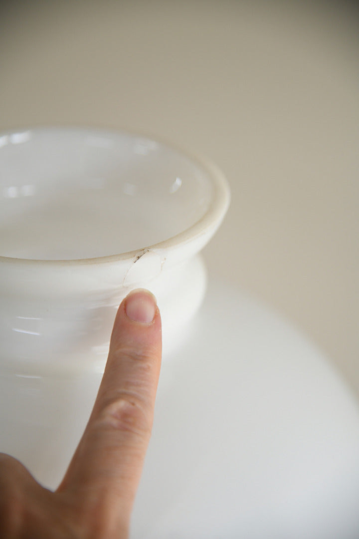 Pair of Early 20th Century Lamps with Opaline Glass Shades
