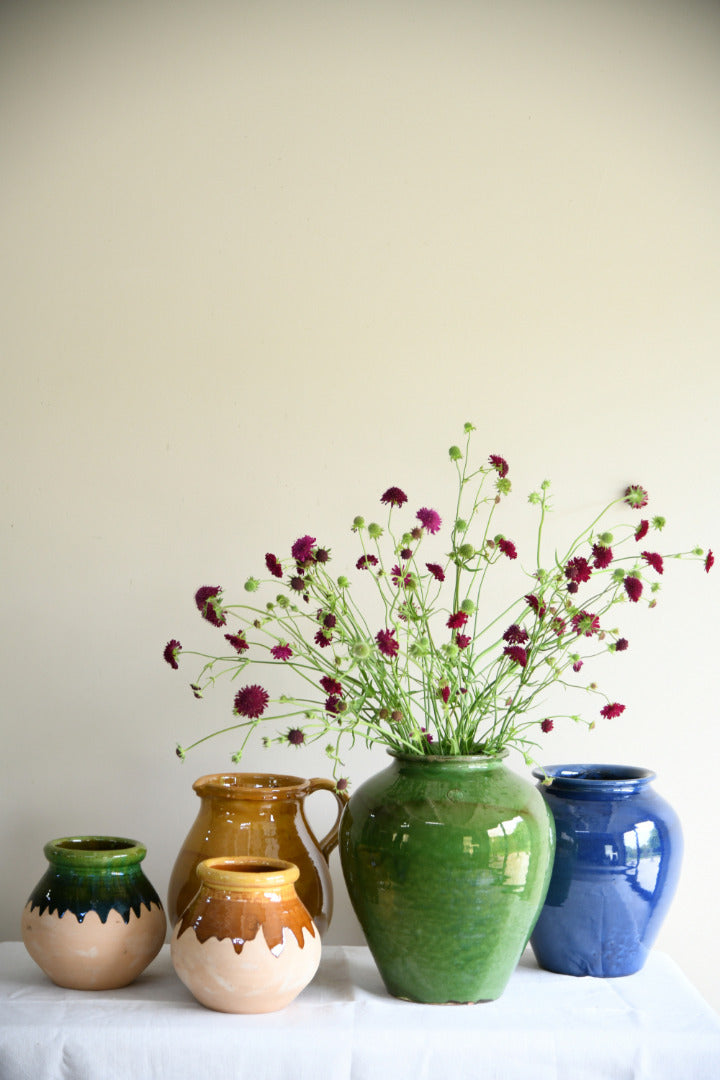 Collection of French Art Pottery Vessels by Poterie Ravel Aubagne