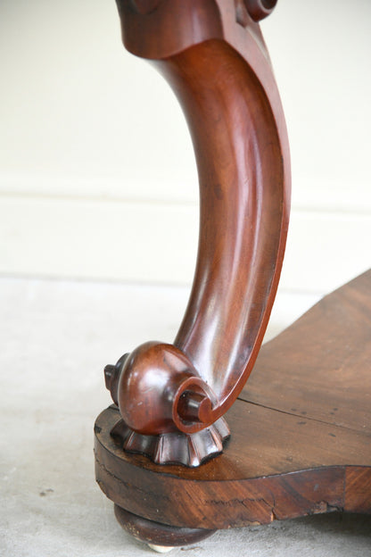 Victorian Mahogany Veneered Marble Top Washstand