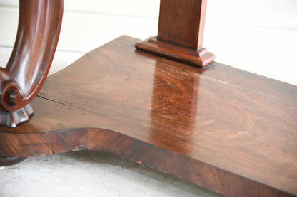 Victorian Mahogany Veneered Marble Top Washstand