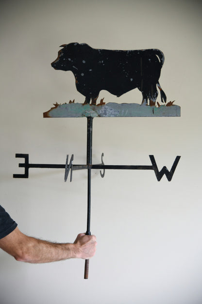 Vintage Iron Cow Weathervane