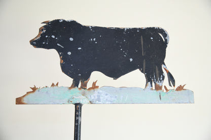 Vintage Iron Cow Weathervane