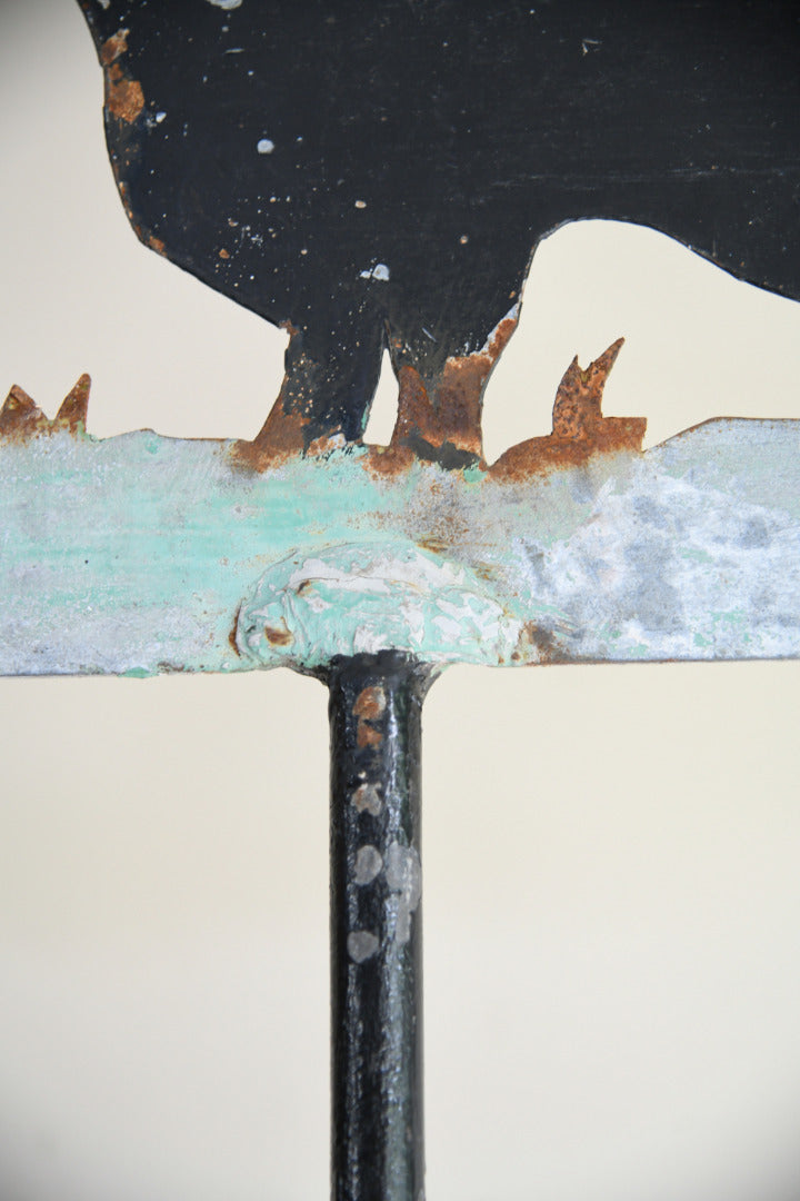 Vintage Iron Cow Weathervane