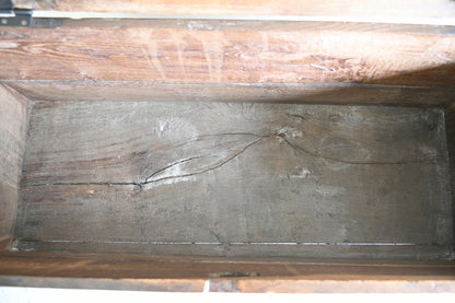 18th Century Oak Six Plank Coffer