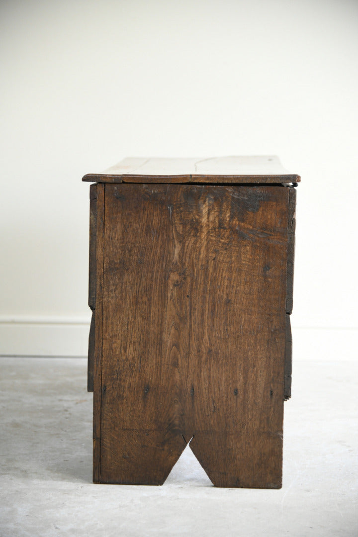 18th Century Oak Six Plank Coffer