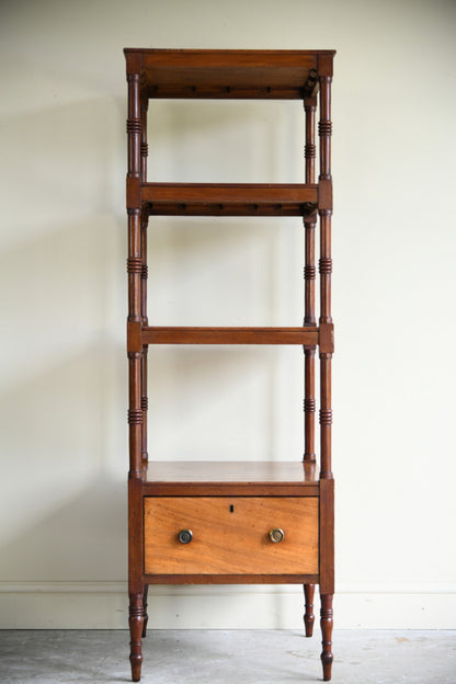 Antique Mahogany Whatnot