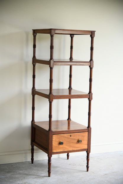 Antique Mahogany Whatnot