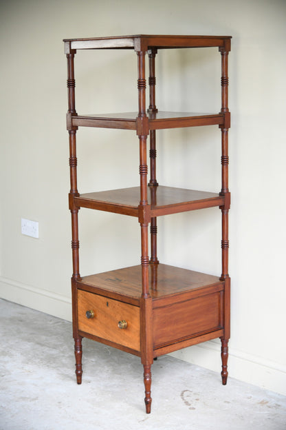 Antique Mahogany Whatnot
