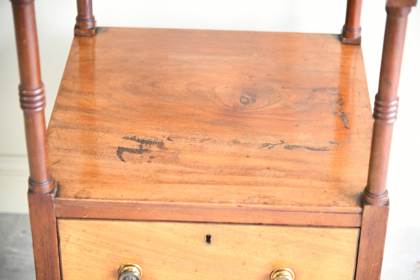 Antique Mahogany Whatnot