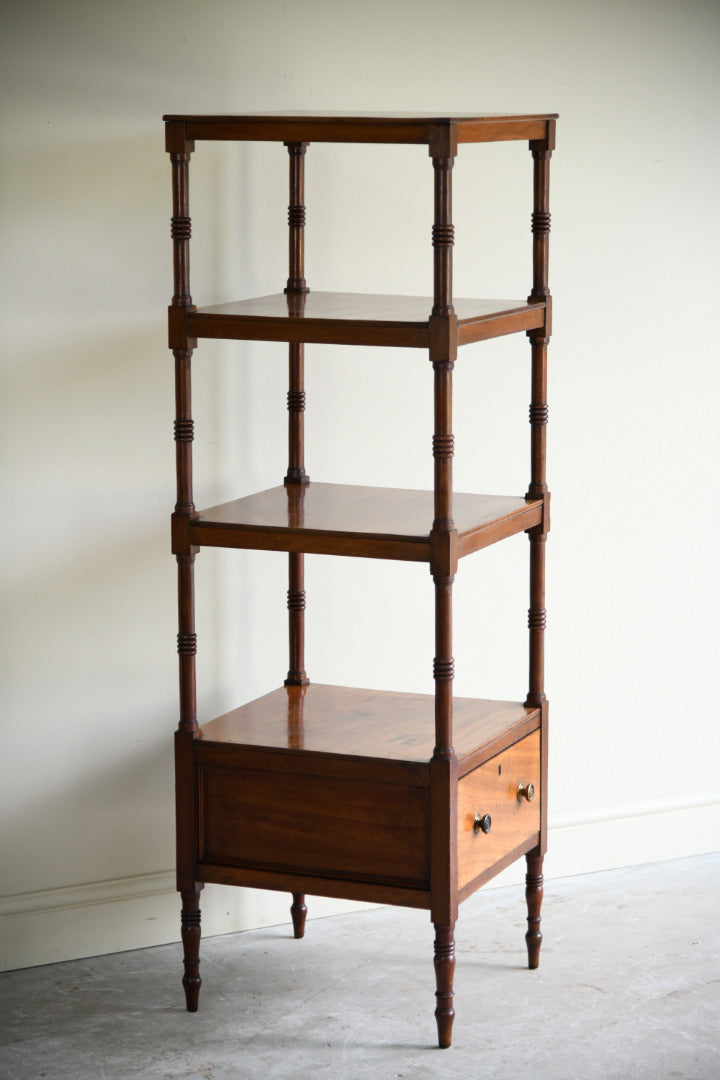 Antique Mahogany Whatnot