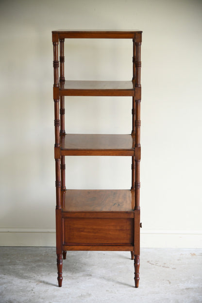 Antique Mahogany Whatnot