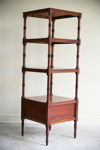Antique Mahogany Whatnot
