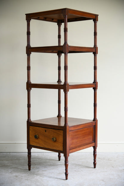 Antique Mahogany Whatnot