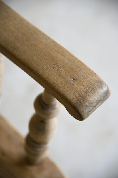 Beech Lathe Back Rocking Chair