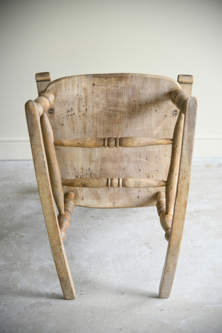 Beech Lathe Back Rocking Chair
