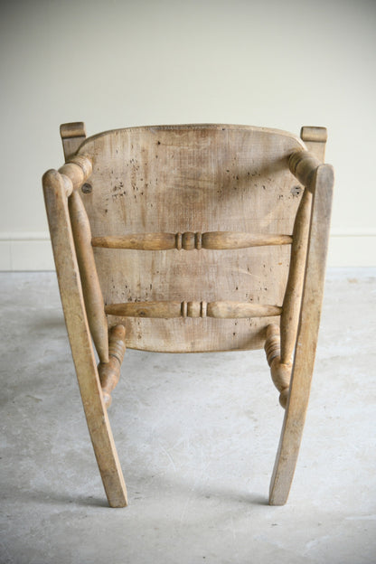 Beech Lathe Back Rocking Chair