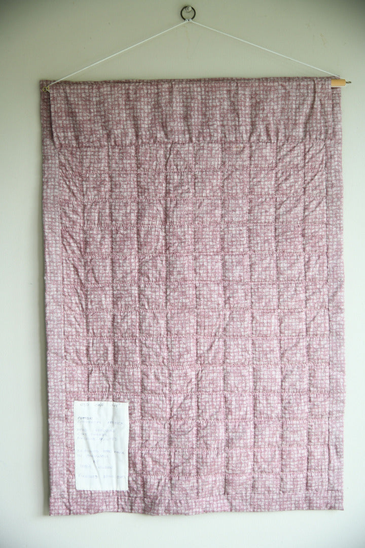 Odd One Out Contemporary Textile Wall Hanging